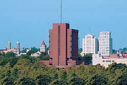 Mansfield skyline